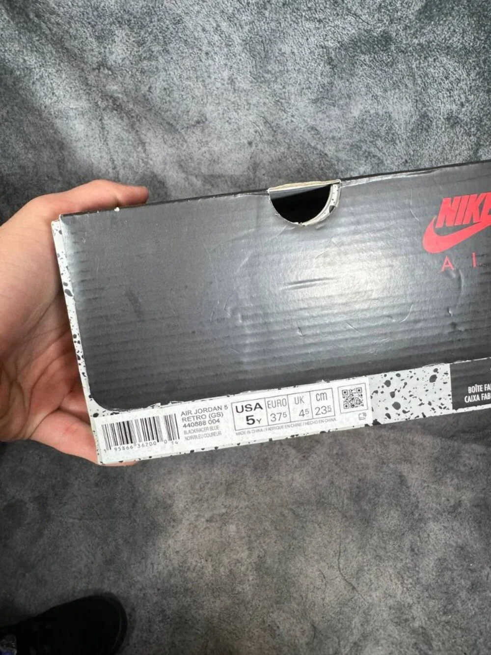 Size 5Y | Jordan 5 Racer Blue Box | Pre-Owned - Picture 7 of 9